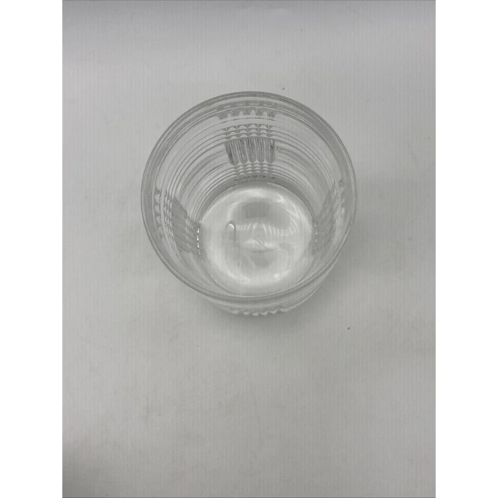 Ralph Lauren Crystal  GLEN PLAID  Old Fashioned Tumbler  4 1/8